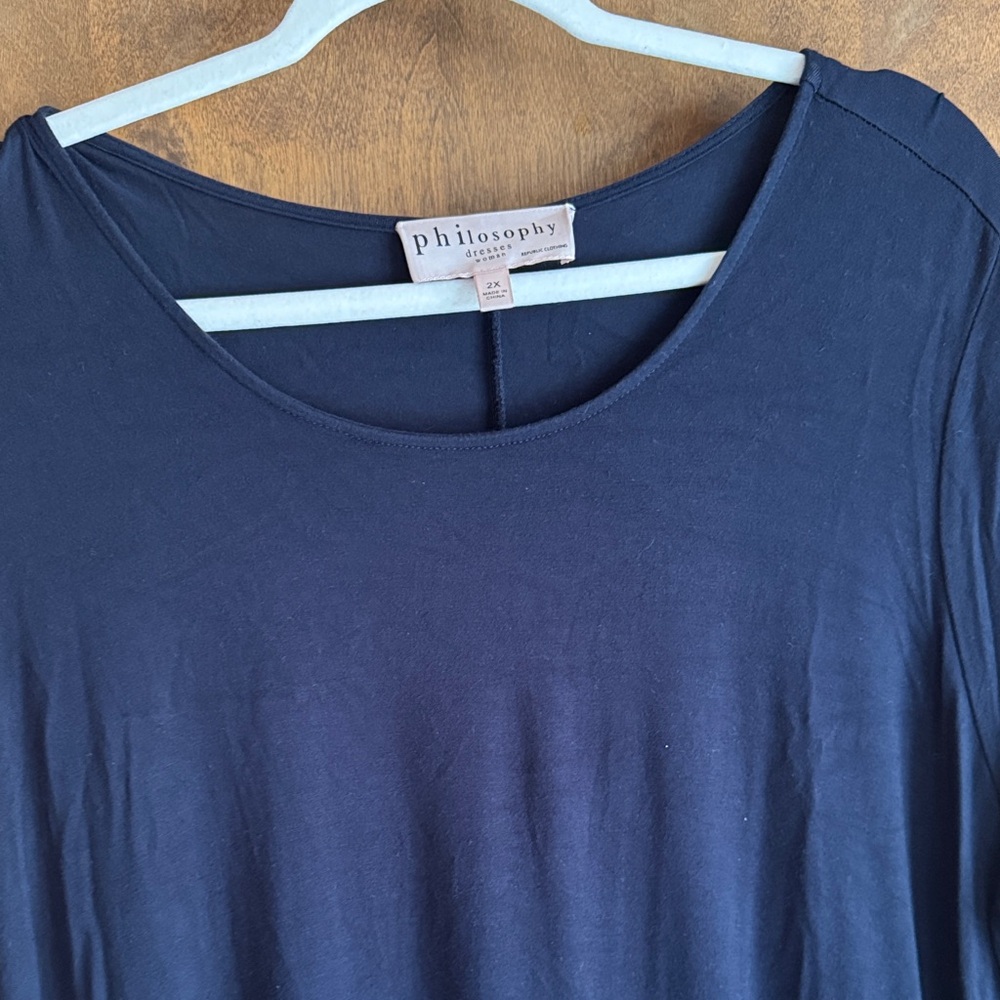 Philosophy Deep Blue High Low Dress